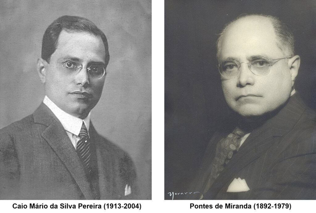Caio Mario da Silva Pereira e Pontes de Miranda.